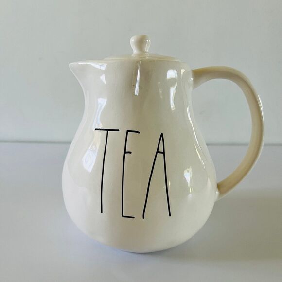 RAE DUNN Artisan Collection LL Original Re-Release Teapot - TEA - Picture 1 of 5